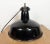 Industrial Black Enamel Factory Lamp with Cast Iron Top from Elektrosvit, 1950s For Sale - Image 16 of 18