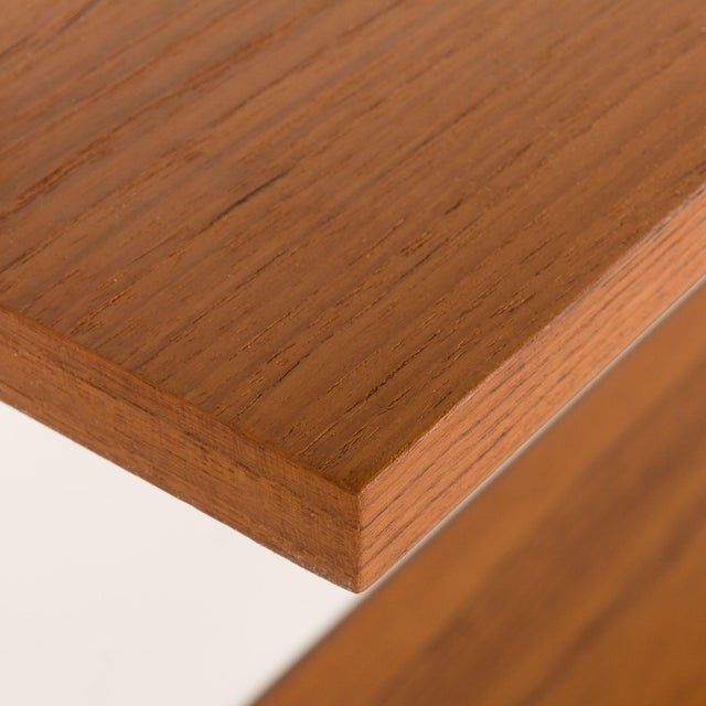 Brown Mid-Century Modern Danish Floating Shelves in Teak, 1960s, Set of 3 For Sale - Image 8 of 13