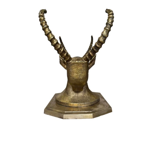 Excellent condition Hollywood Regency Bronze and Zinc table base. Exceptionally well-made and very heavy. Base has some...