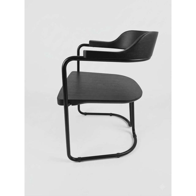 Elegant set of tubular chairs produced by riva 1920, iconic pieces of contemporary italian design, 2021 edition, in an...