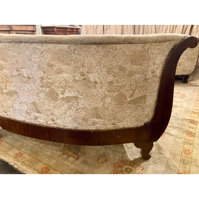French Demi Lune Settee For Sale - Image 6 of 6
