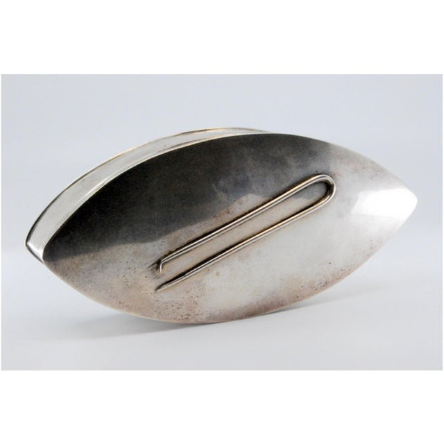 Silver Pin Box with Raised Pin Detail For Sale - Image 4 of 11