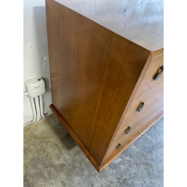Brown Mid Century Modern Dresser or Chest For Sale - Image 8 of 13
