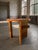 Art Deco Round Wood Side Table with Shelf For Sale - Image 6 of 11