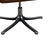 T69 Table and Swivel Chairs in Wood, Cognac Leather and Chrome by Osvaldo Borsani, Set of 5 For Sale - Image 11 of 18