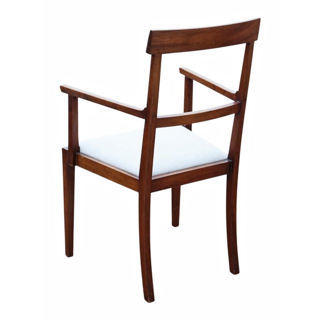 Antique Edwardian Art Nouveau Dining Chairs, Set of 8 For Sale - Image 6 of 12
