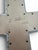 Cross No. 3 | Silver Sculptural Wall Cross For Sale - Image 4 of 6