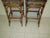 1990s Bamboo Rattan Bar Stool Fabric Seat Not Swivel Tommy Bahama Style Set of Two For Sale - Image 11 of 12