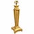 Traditional Gold Leaf "Roma" Panache Designs Table Lamps For Sale - Image 3 of 3