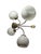 Postmodern Brass and Glass Chandelier, Poland, 1970s For Sale - Image 16 of 18