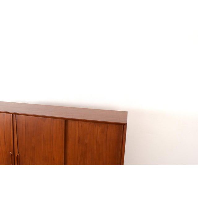 Mid-Century Danish Teak Model 13 Highboard by Gunni Omann for Omann Jun, 1960s For Sale - Image 17 of 18