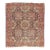 19th Century Worn Zabihi Collection Persian Rug - 4'1" x 4'8" For Sale