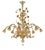 Artistic Venetian Sunflowers Murano Glass Chandelier by Simoeng for Simoeng For Sale