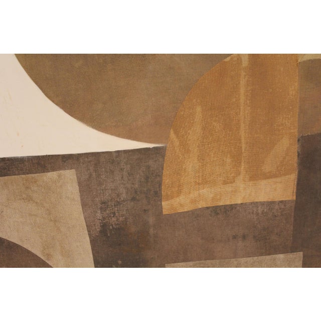 Textile Ochre Field by Jennifer Gibbs For Sale - Image 7 of 9