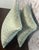 Custom Fortuny Decorative Pillows in Gilt Gold & Aquamarine, Italy For Sale - Image 12 of 13