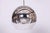 Mid-Century Chandelier in Chromed Steel and Opaline Glass, Germany, 1970s For Sale - Image 4 of 12