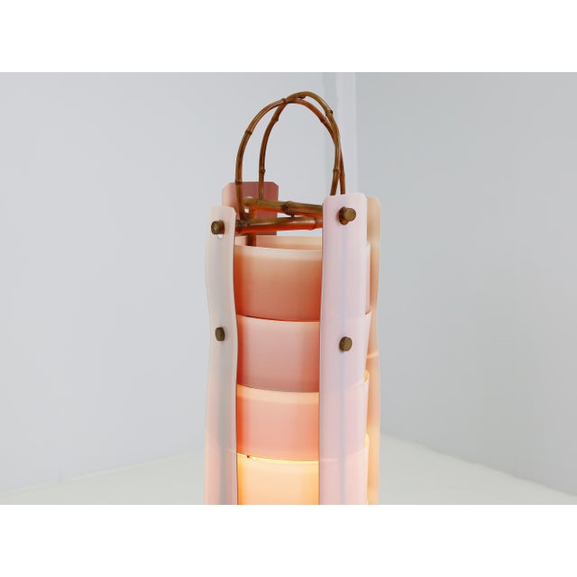 1970s French Riviera Bamboo Floor Lamp, France, 1970 For Sale - Image 5 of 9