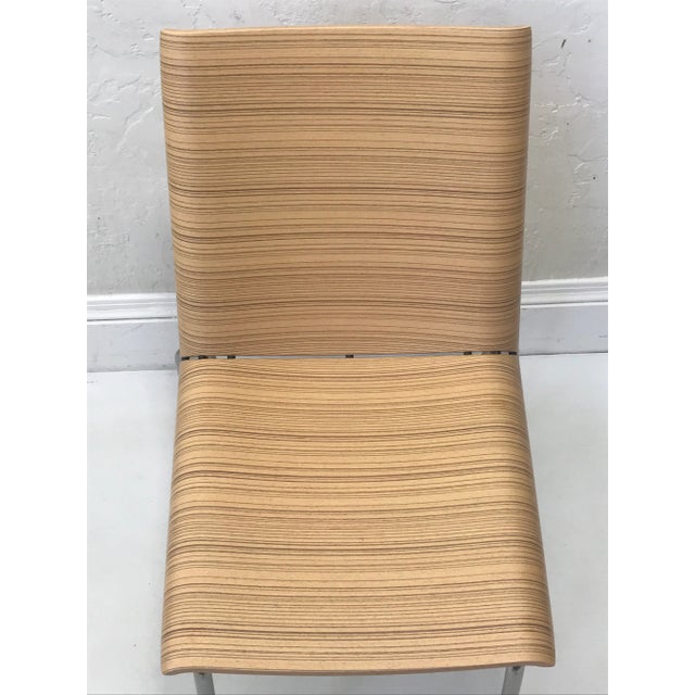 Brown Biagio Cisotti, Sandra Laube for Plank Millefoglie Chairs - Set of 6 For Sale - Image 8 of 13