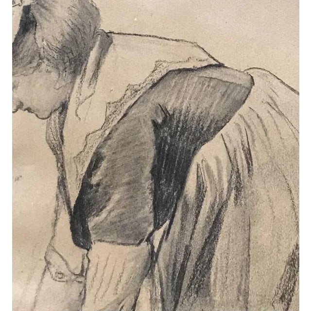 Rodolphe Piguet, La ménagère, 1905, Drypoint on Paper For Sale - Image 4 of 6