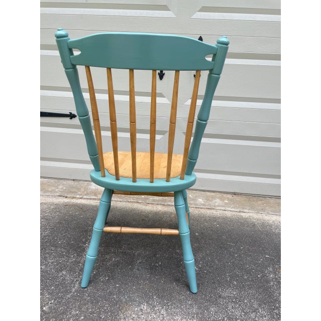 Mid 20th Century Mid-Century, Maple Windsor Chair For Sale - Image 4 of 13