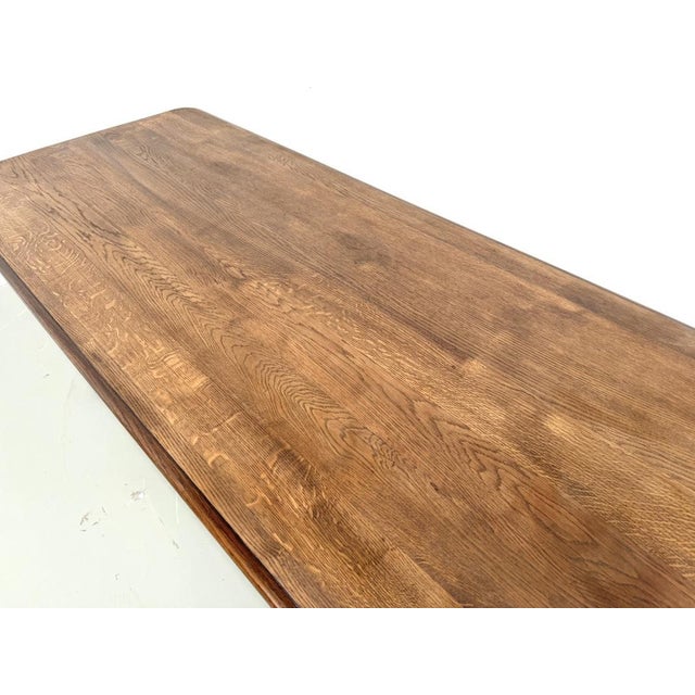 Vintage Farmhouse Table in Oak, 1950s For Sale - Image 4 of 18
