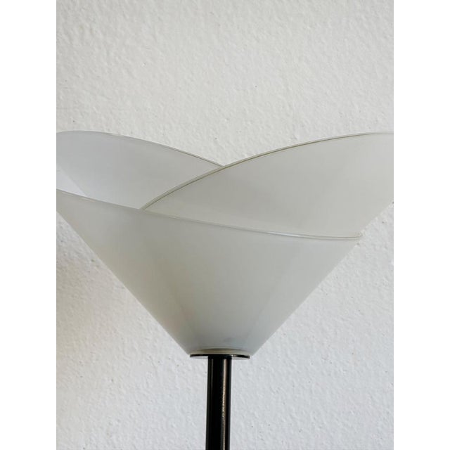 Vintage Glass Flower Floor Lamp from Mazzega, 1980s For Sale - Image 6 of 8