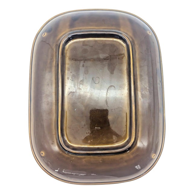 1970s Stoneware Serving Platter For Sale - Image 10 of 10