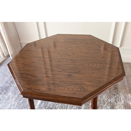 Mid-Century Dixie Furniture Pub Chairs and Matching Faux Bamboo Hexagonal Game Table Set For Sale - Image 10 of 18