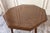 Mid-Century Dixie Furniture Pub Chairs and Matching Faux Bamboo Hexagonal Game Table Set For Sale - Image 10 of 18