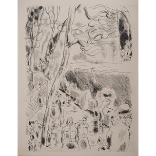 Gus Bofa, Fauverie at the Jardin Des Plantes, Original Engraving For Sale
