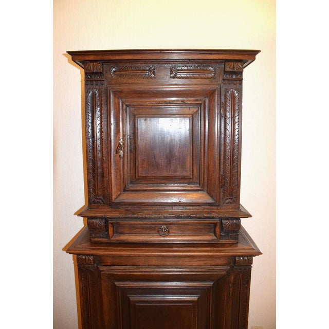 Louis XIII Walnut Buffet, 1650s For Sale - Image 15 of 17