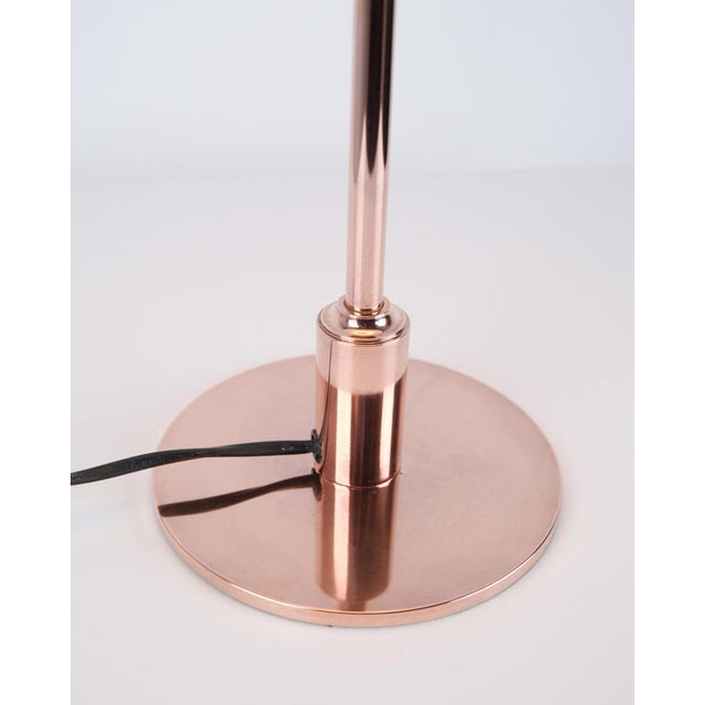 Vintage Table Lamp in Copper and White Opal by Poul Henningsen for Louis Poulsen, 2015 For Sale - Image 6 of 11
