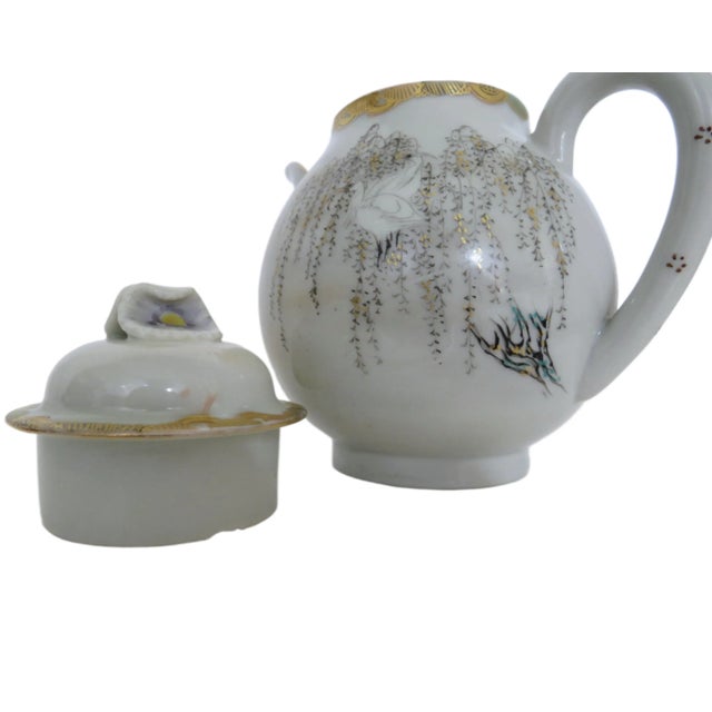 Vintage Kutani Porcelain Teapot Chairish