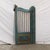 1950s Vintage Indian Painted Teakwood Garden Gate For Sale - Image 5 of 8