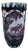 Moser Harrach Amethyst Cameo Vase with Engraved Elk by Gunter For Sale