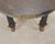 Industrial Style Round Machined Iron Center Table on Casters For Sale - Image 10 of 18