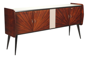 Vintage Italian Sideboard in Exotic Wood, 1950s