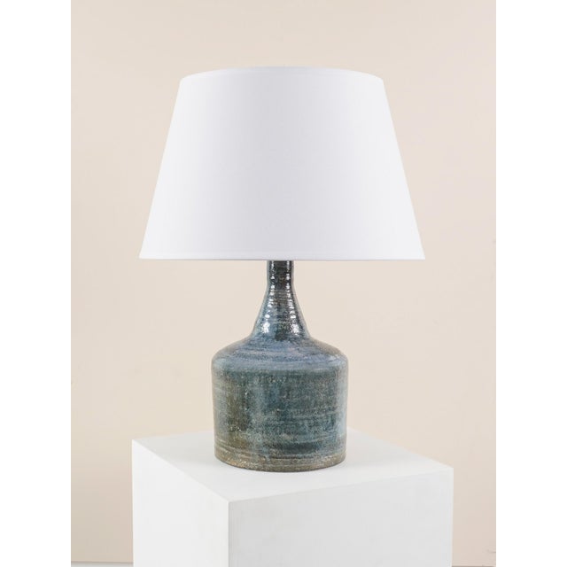 Vintage Scandinavian Ceramic Table Lamp, Sweden, 1960 For Sale - Image 4 of 4