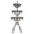 Tall Medieval Iron Candelabra For Sale - Image 10 of 10