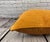 20 x 20 Hemp Pillow Turkish Cushion Natural Orange Pillow Cushion Cover For Sale - Image 4 of 4