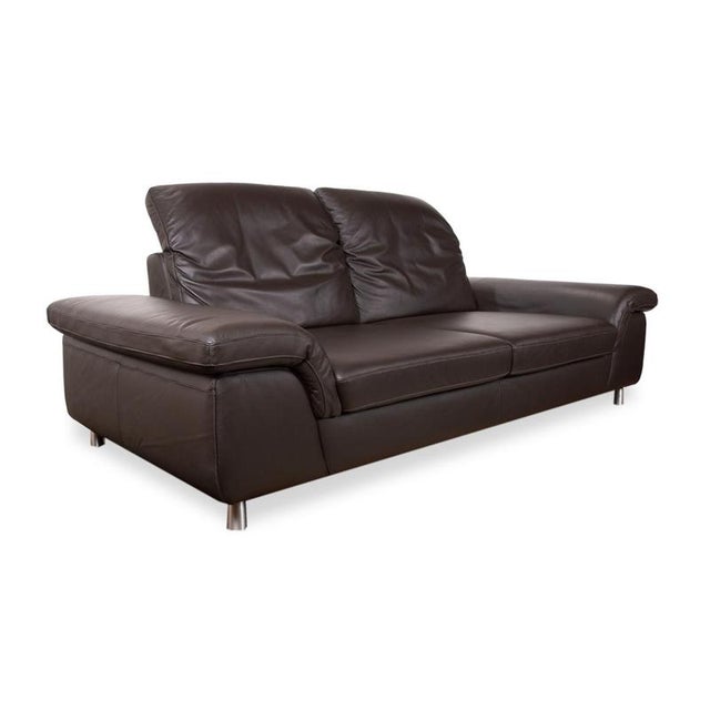 Modern Three-Seater Sofa in Leather from Willi Schillig For Sale - Image 3 of 15