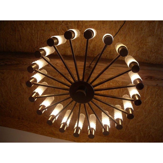 Mid-Century Chrome 20-Arm Sputnik Chandelier, 1960s-1970s For Sale - Image 10 of 18