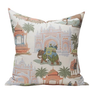 22" Bara Bazaar Garden Pillow Cover For Sale