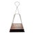 A 1960s Danish toast rack by Lundtofte, pairing a rich rosewood base with curved stainless steel dividers and a sculptural...