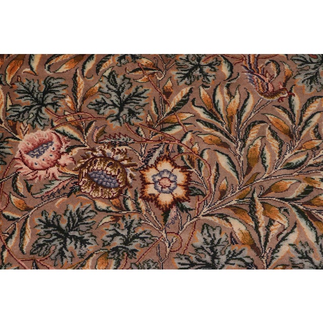 Shabby Chic Shabby Chic Pak-Persian Brown/Green Wool Rug - 8'2'' X 10'10'' For Sale - Image 3 of 9