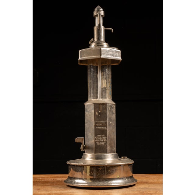 Mid 20th Century Vintage Van-Lite Coin-Op Lighter Fluid Dispenser For Sale - Image 5 of 9