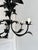 Vintage French Black Tole Chandelier, 1960s For Sale - Image 4 of 18