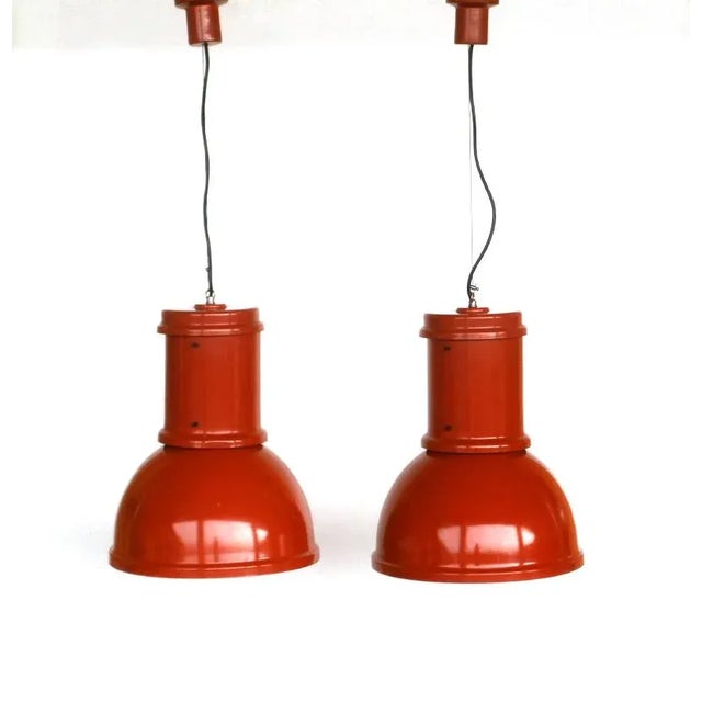 Industrial Industrial Loft Ceiling Lamps, 1960s For Sale - Image 3 of 9