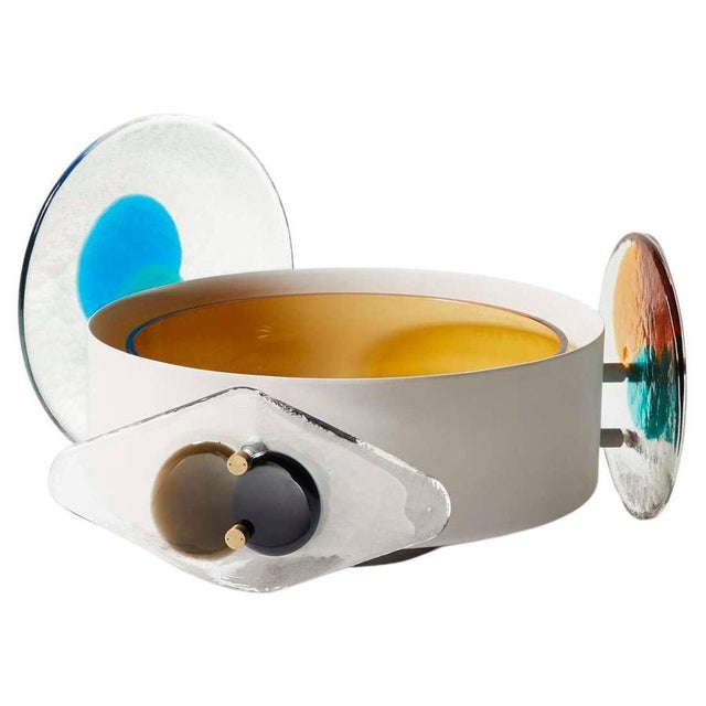 Wood Colourdisc Vase for Flowers by Bethan Laura for Cassina For Sale - Image 17 of 17