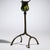 1910s Antique Tiffany Studios Pulled Feather Favrile Glass Blown-Out Candlestick Lamp For Sale - Image 5 of 9